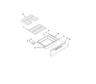 Amana AER5845QAF17 drawer and rack parts diagram