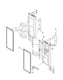 Refrigerator door parts