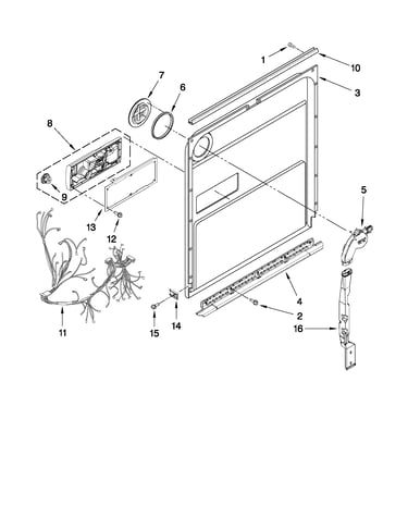 Inner door parts