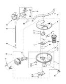 Pump, washarm and motor parts