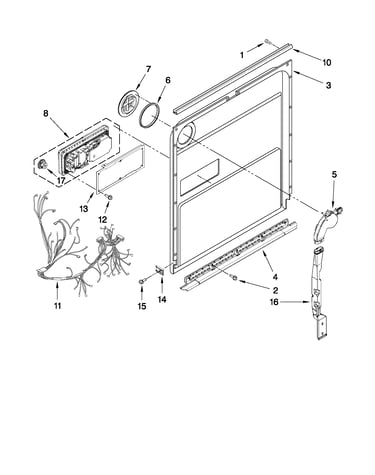 Inner door parts