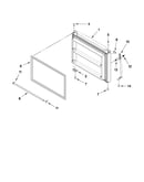 Freezer door parts