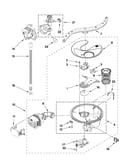 Pump, washarm and motor parts