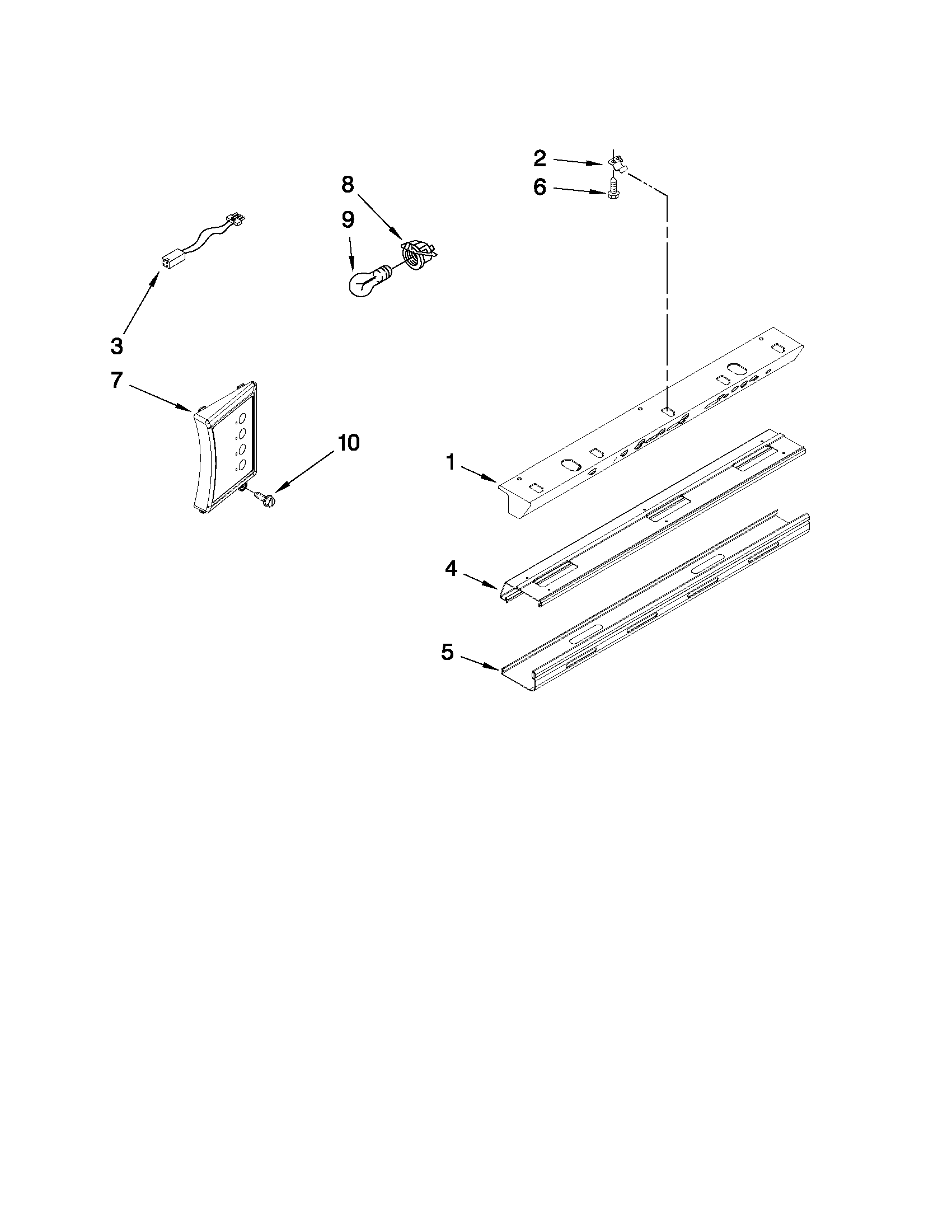 Control panel parts