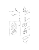 Motor and ice container parts