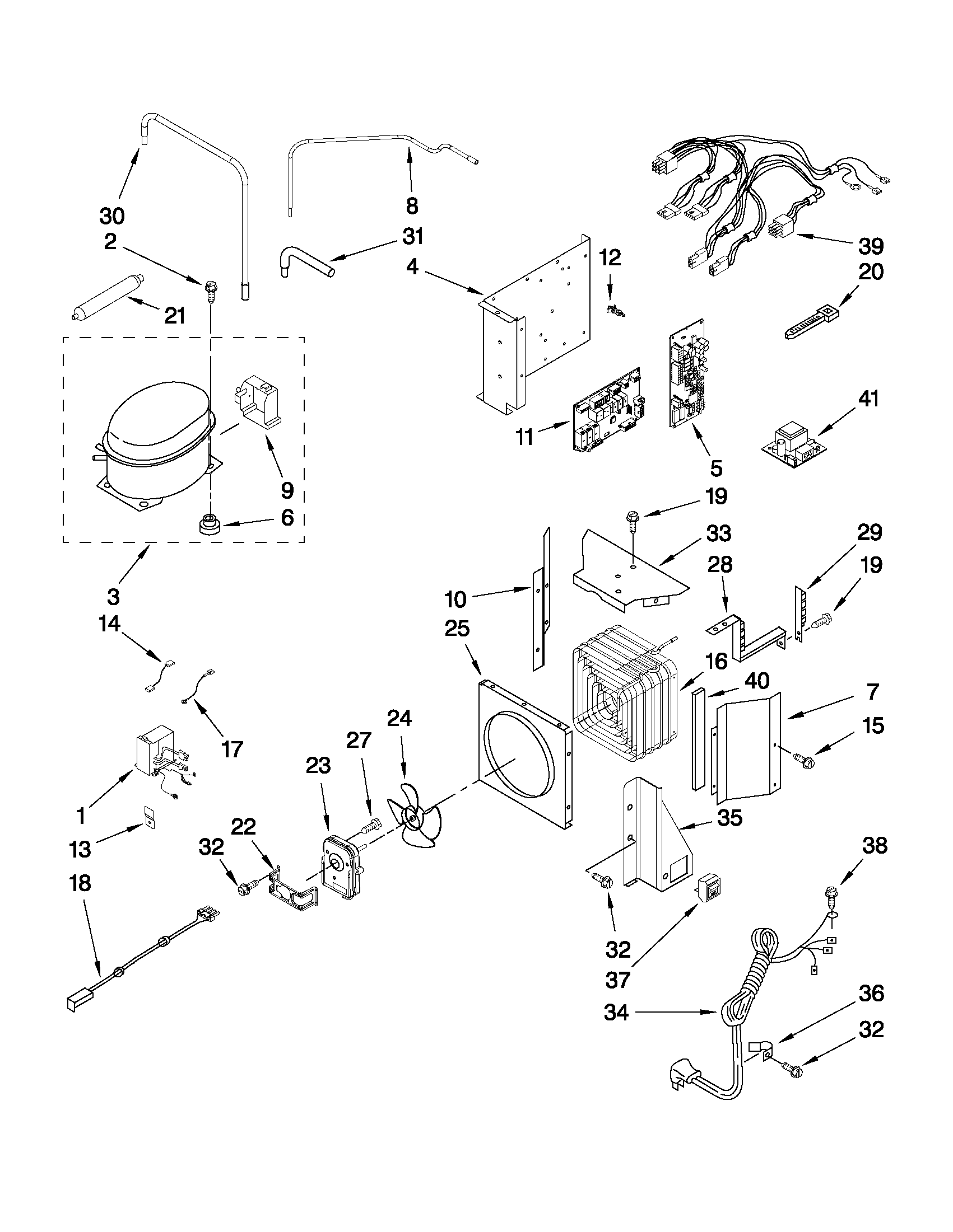 Upper unit parts