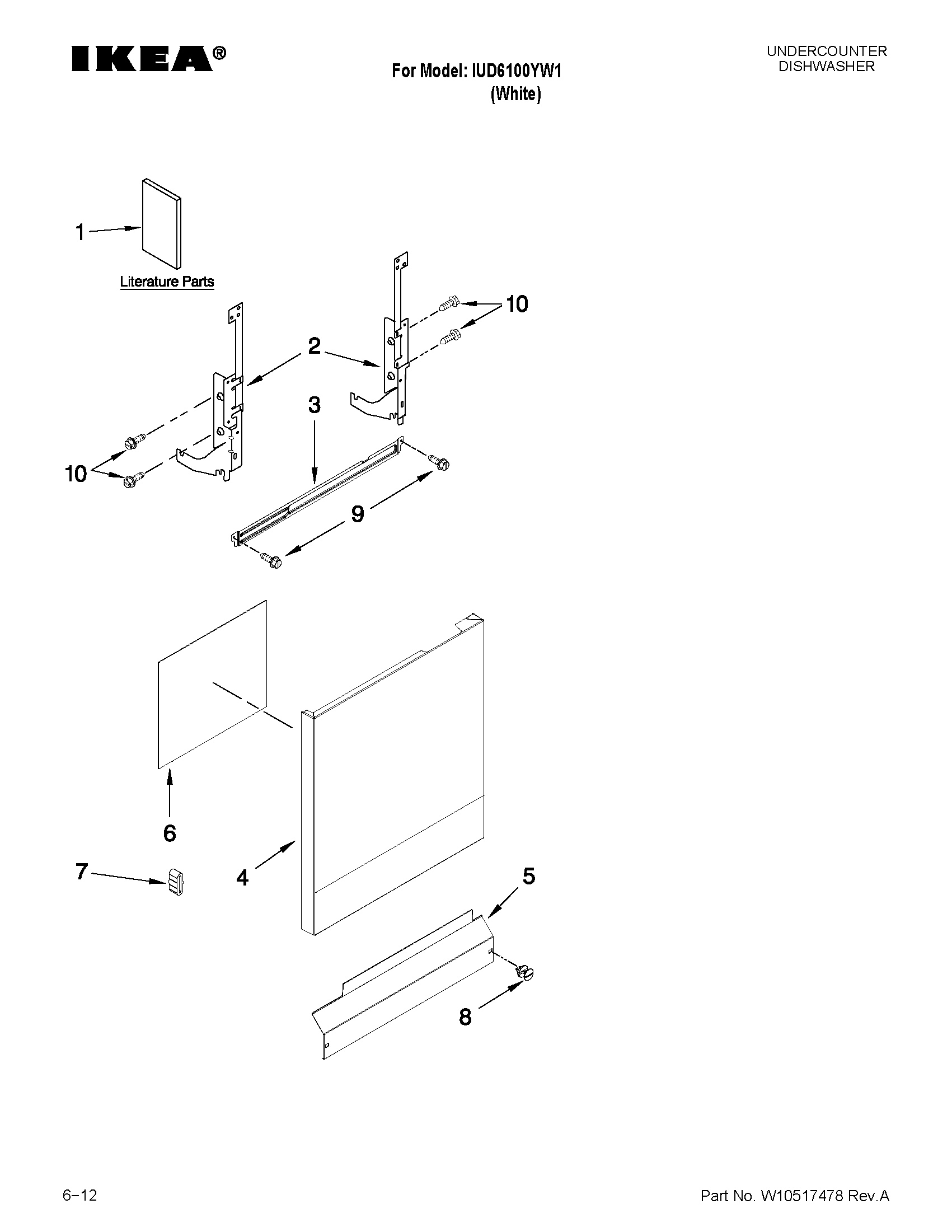 Door and panel parts
