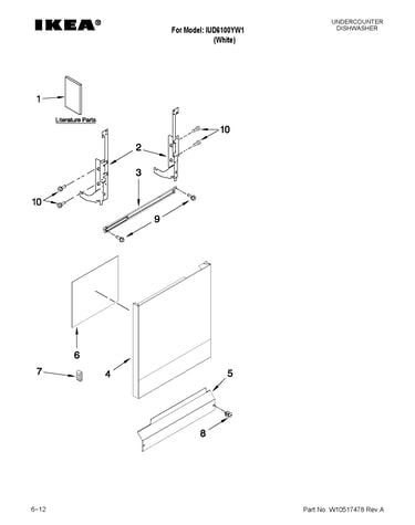 Door and panel parts