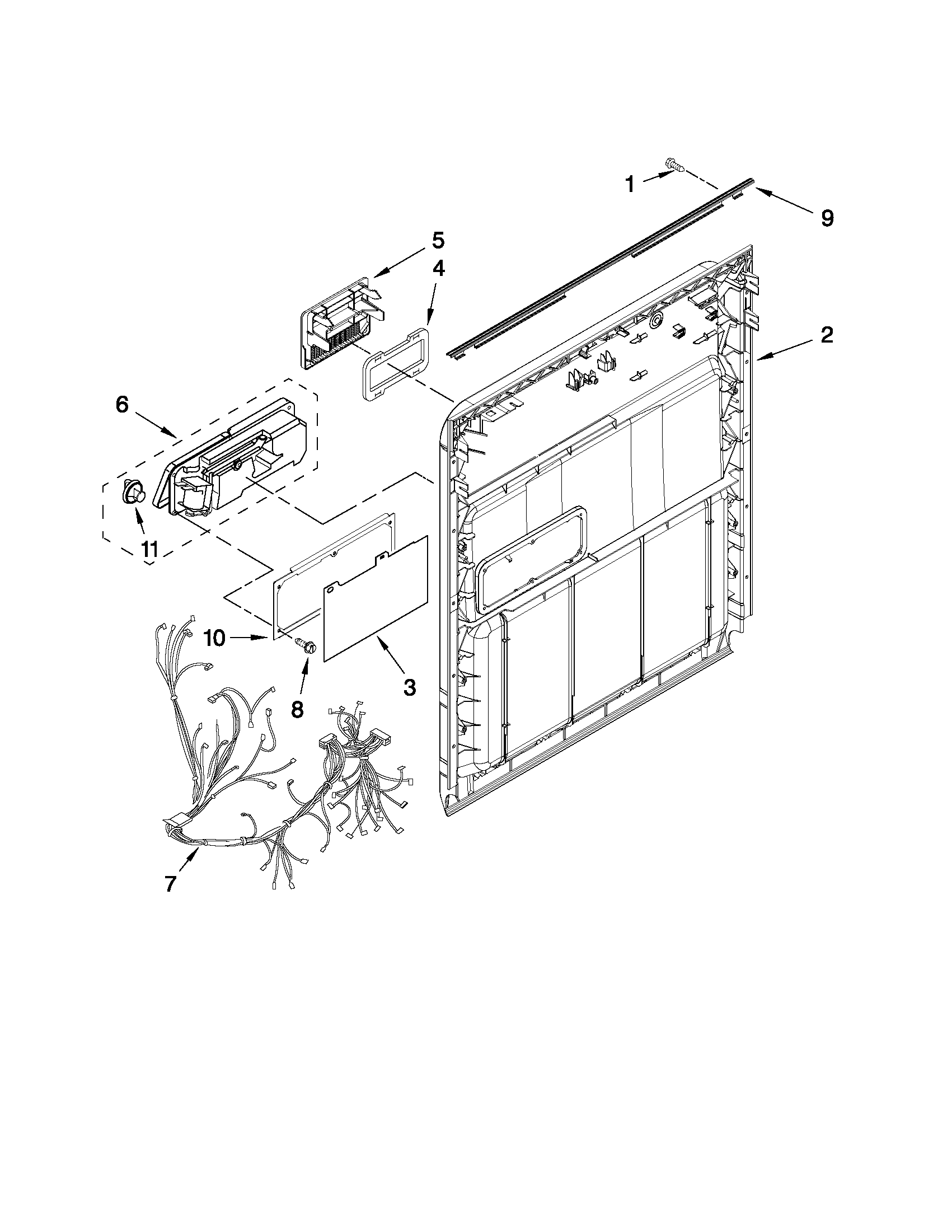 Inner door parts