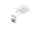 Ikea IUD6100YW1 lower rack parts diagram