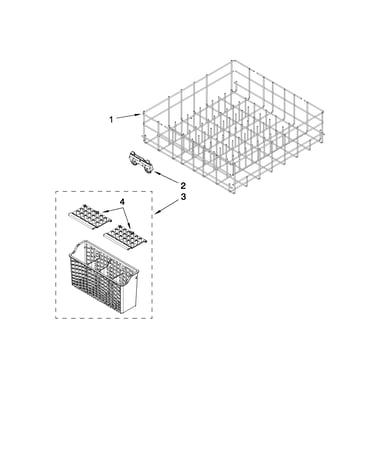 Lower rack parts