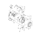 Whirlpool WFW96HEAC0 tub and basket parts diagram