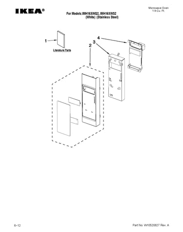 Control panel parts