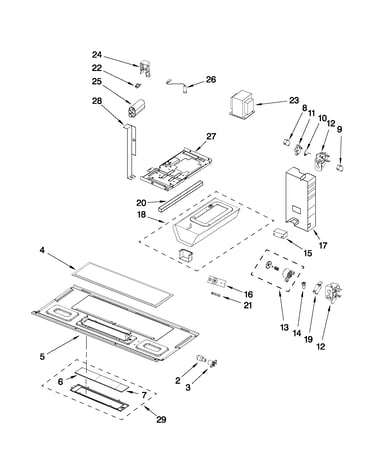 Interior and ventilation parts