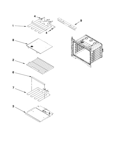 Internal oven parts