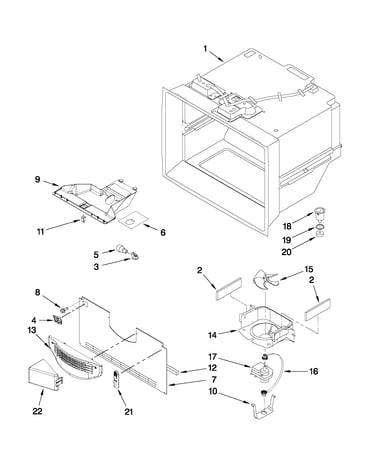 Freezer liner parts