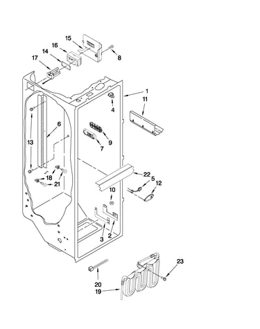 Refrigerator liner parts