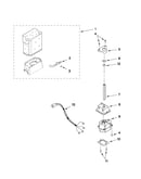 Motor and ice container parts