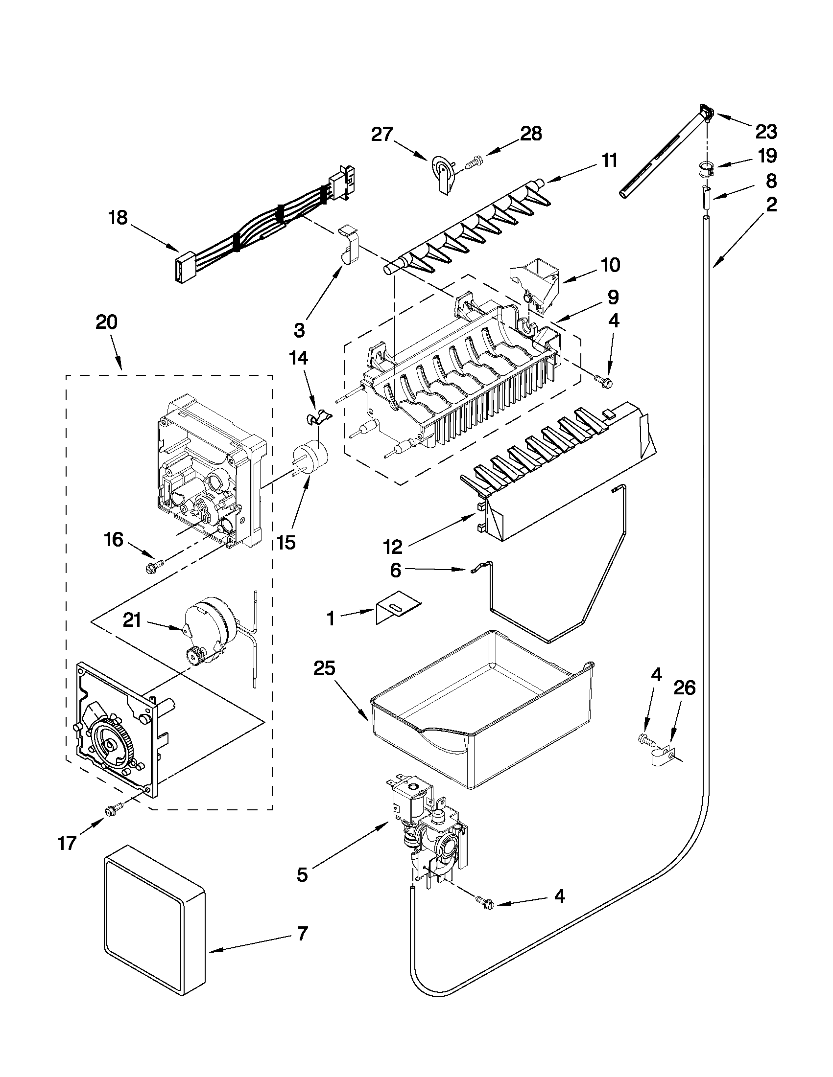 Icemaker parts