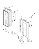 Refrigerator door parts