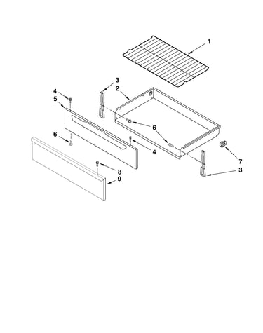 Drawer & broiler parts