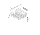 Maytag MDBH969AWW5 upper rack and track parts diagram
