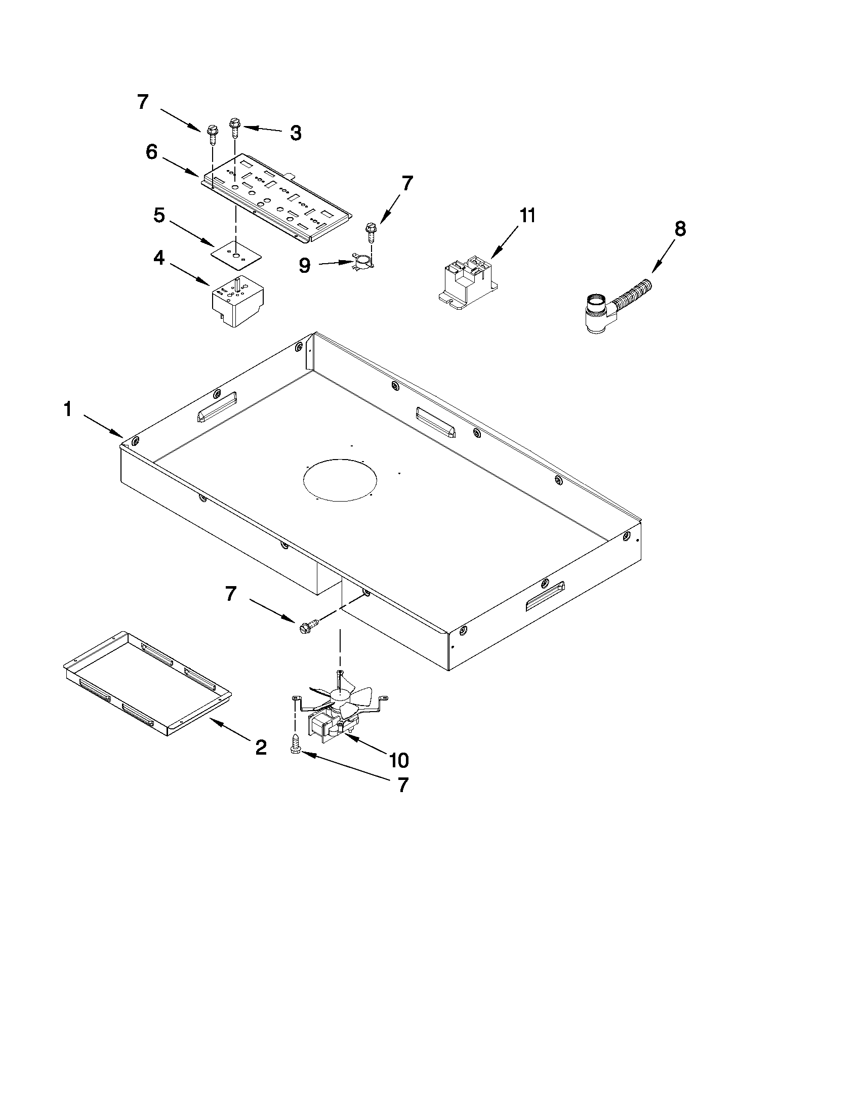 Burner box parts