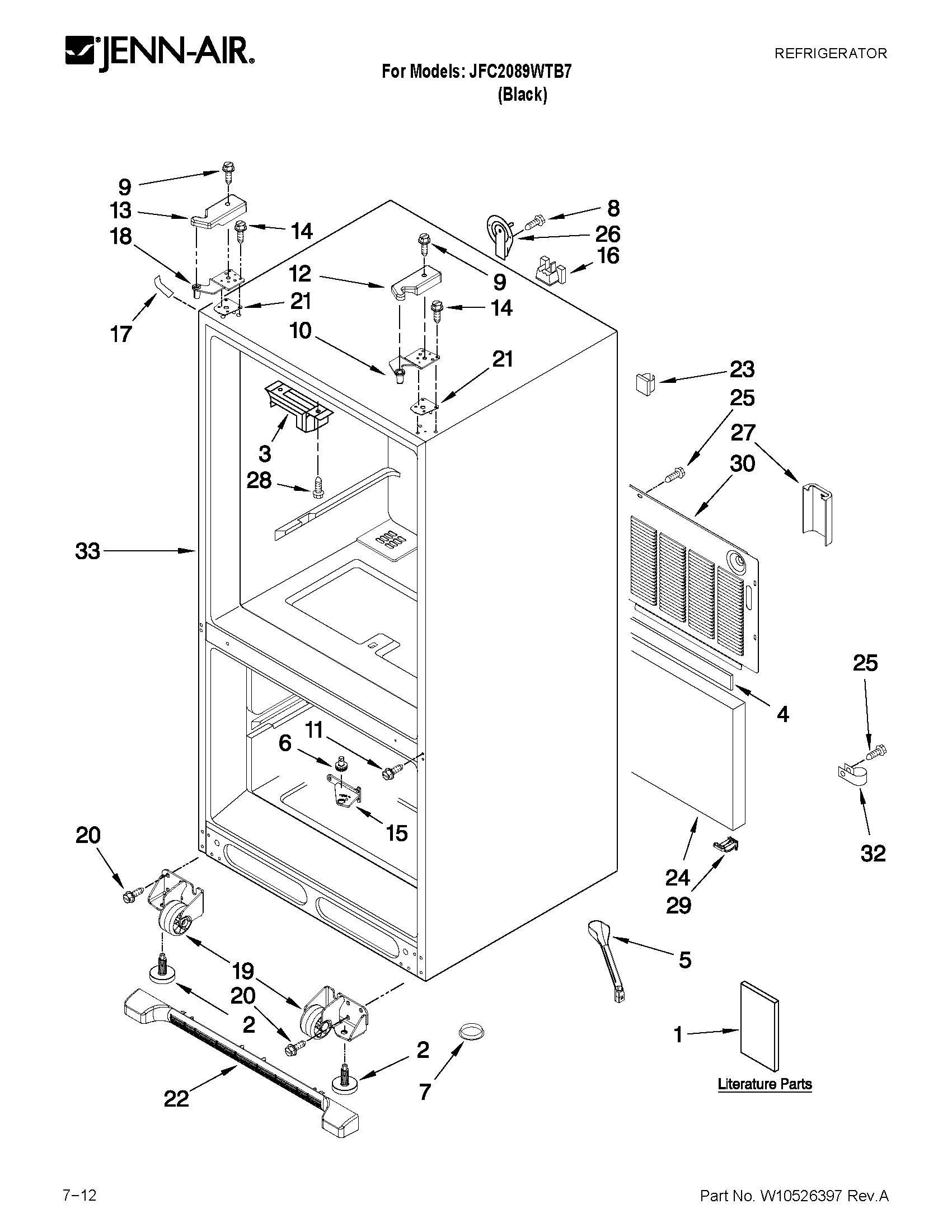 CABINET PARTS