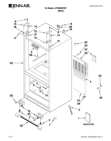 Cabinet parts