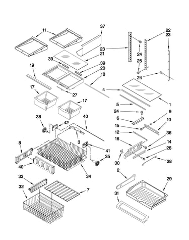 Shelf parts