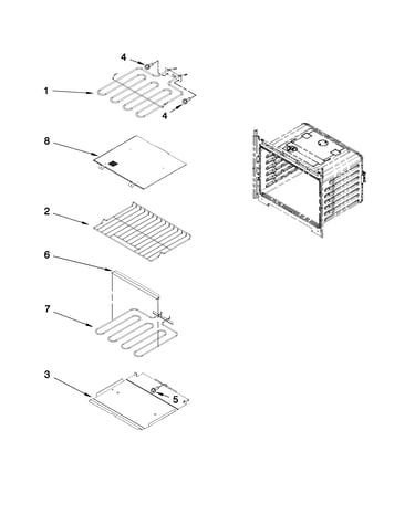 Internal oven parts