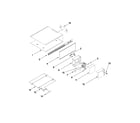 KitchenAid KEWS105BPA00 internal warming drawer parts diagram