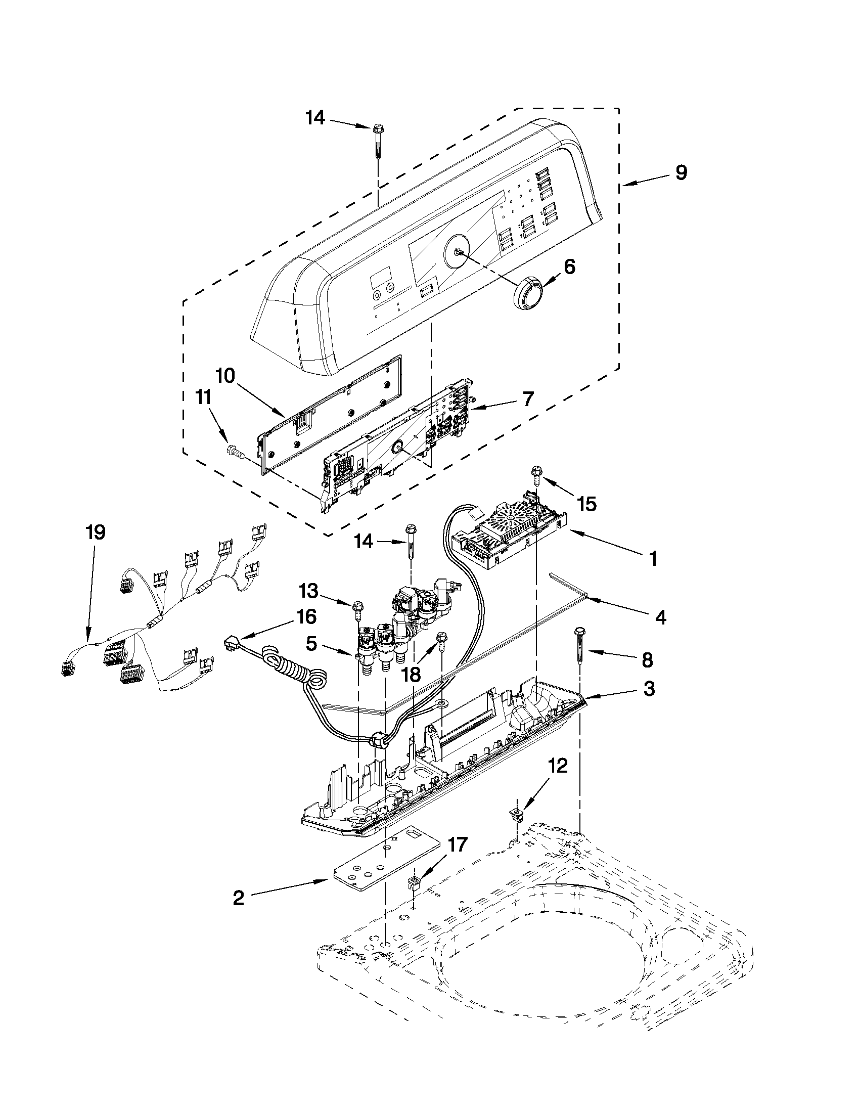 Control panel parts