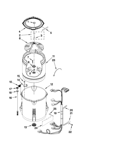 Basket and tub parts