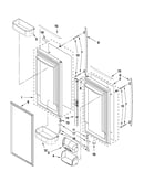 Refrigerator door parts