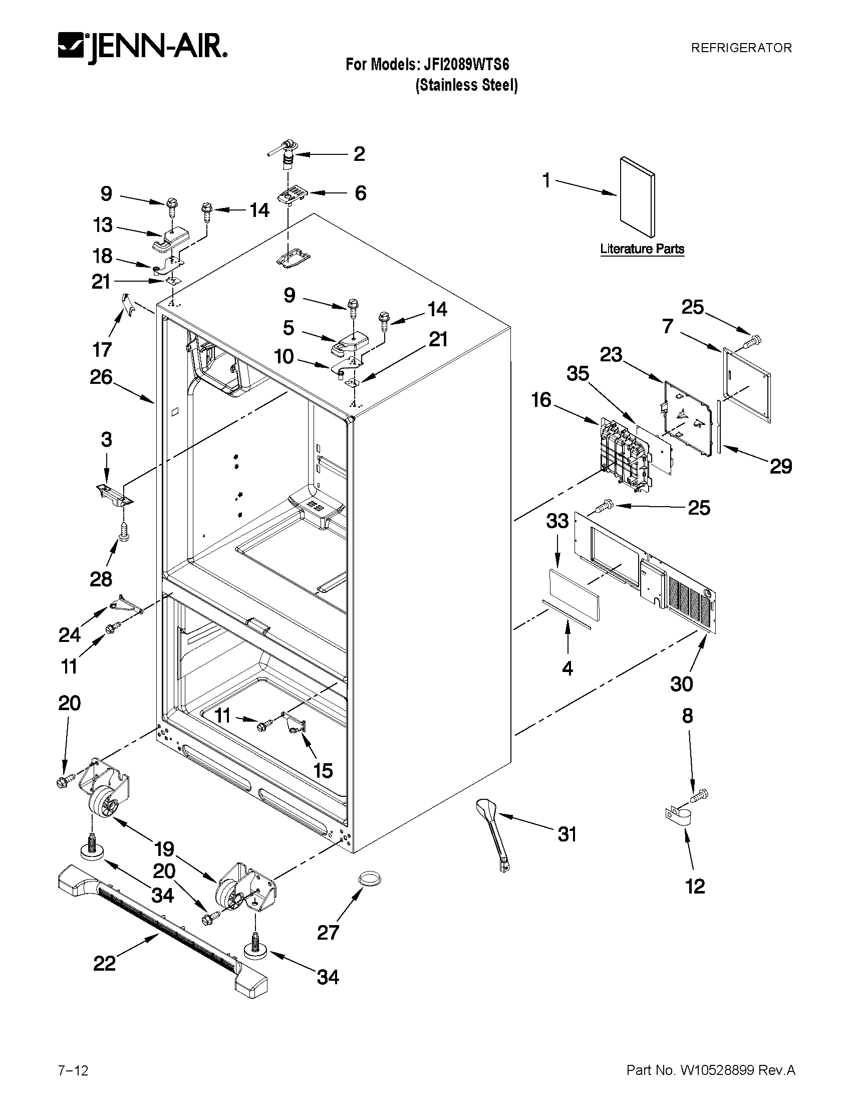 Cabinet parts