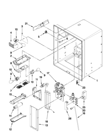 Refrigerator liner parts