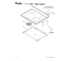 Whirlpool YWFE366LVB0 cooktop parts diagram