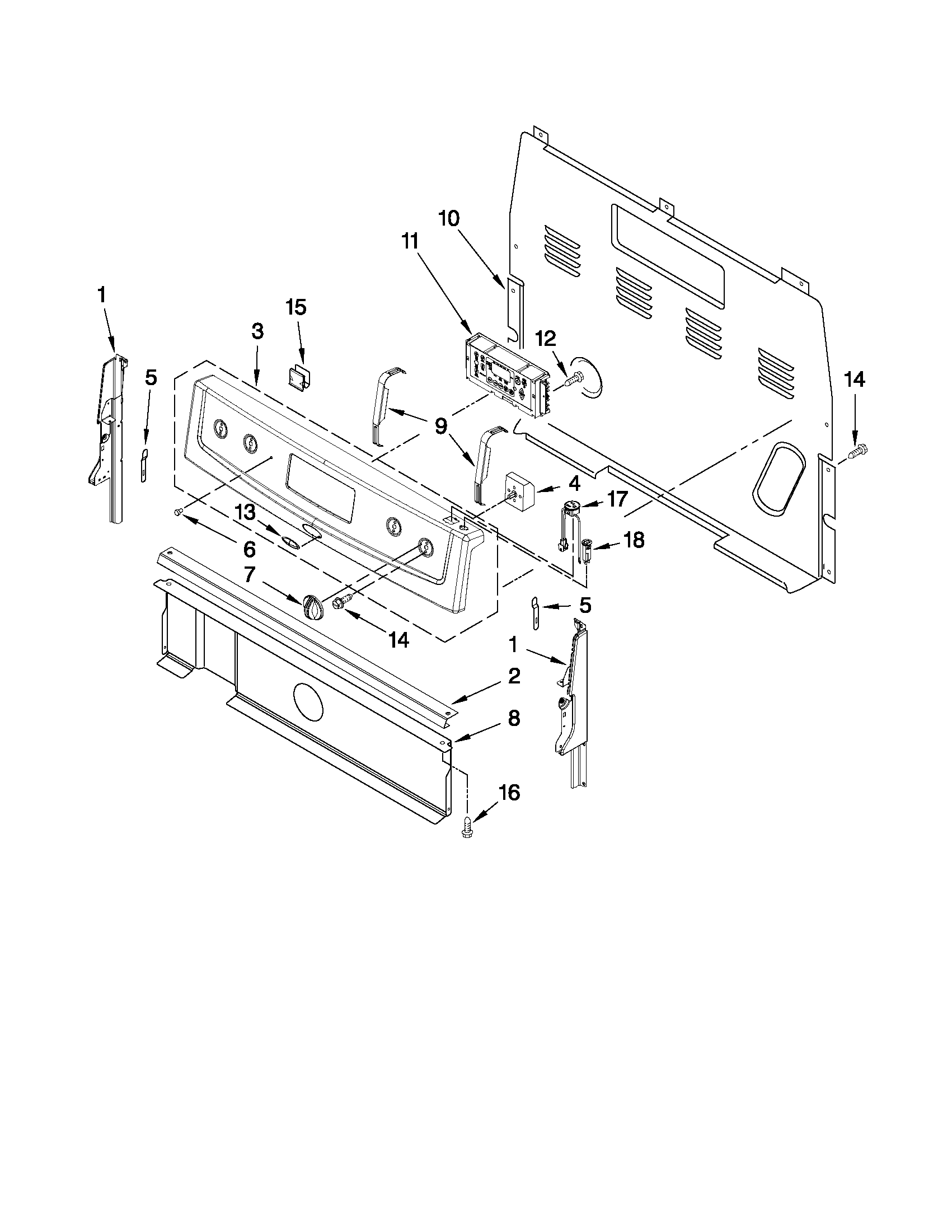 Control panel parts