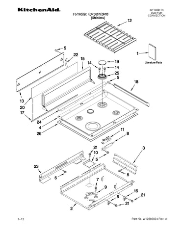 Cooktop parts