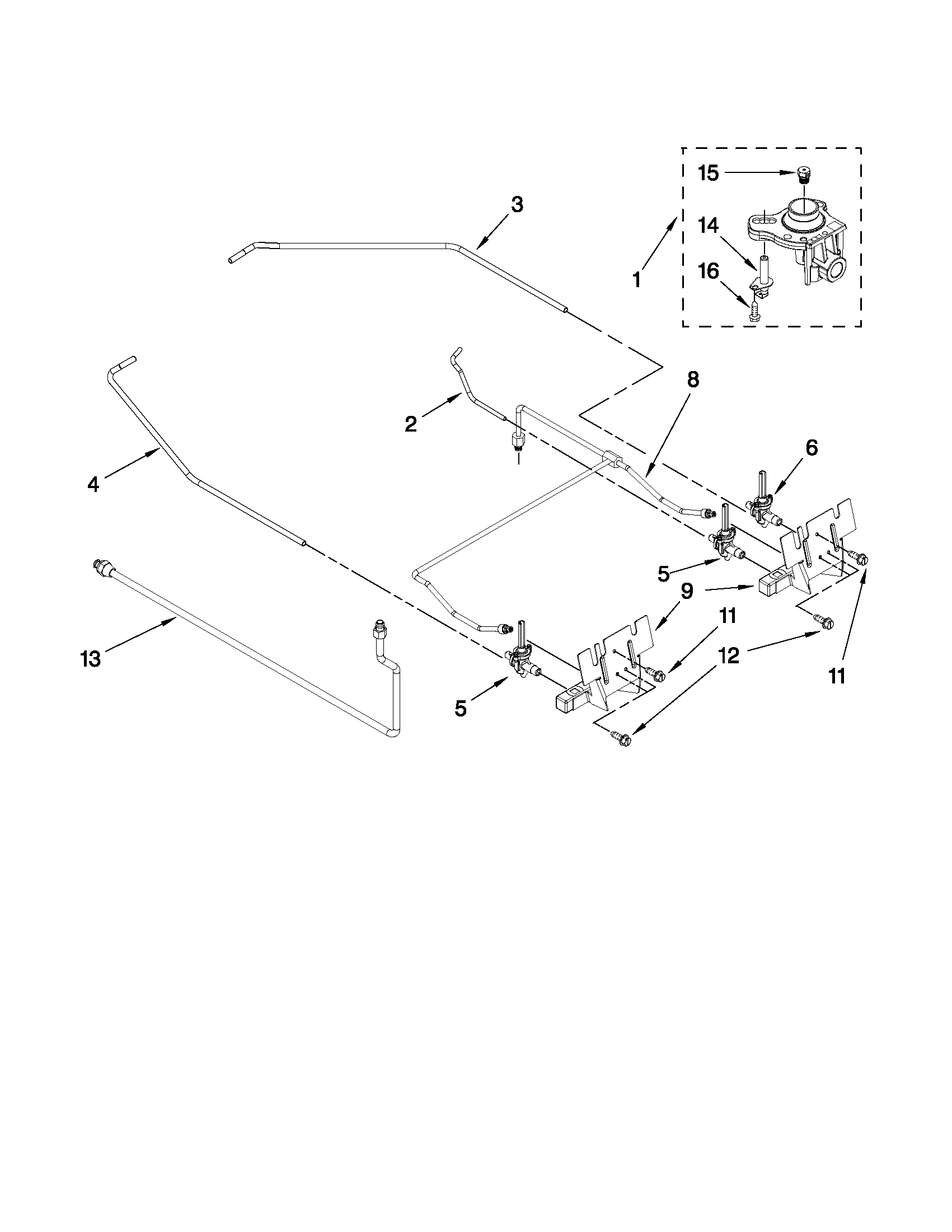 Cooktop burner parts