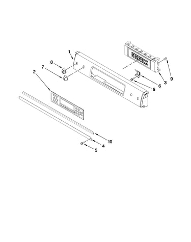 Control panel parts