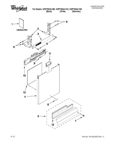 Door and panel parts