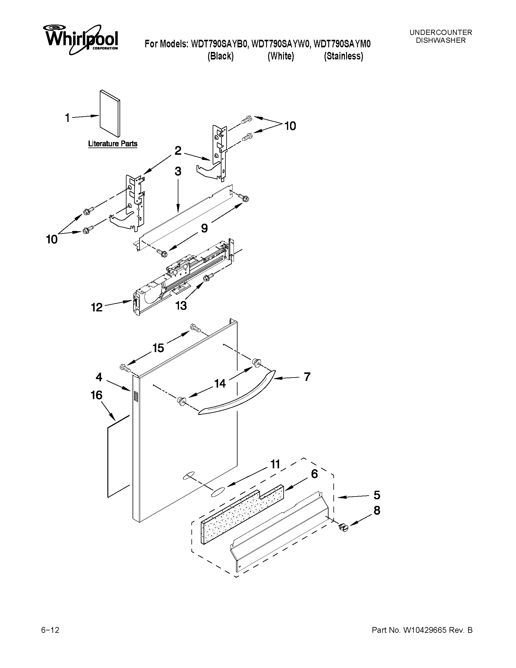 Door and panel parts