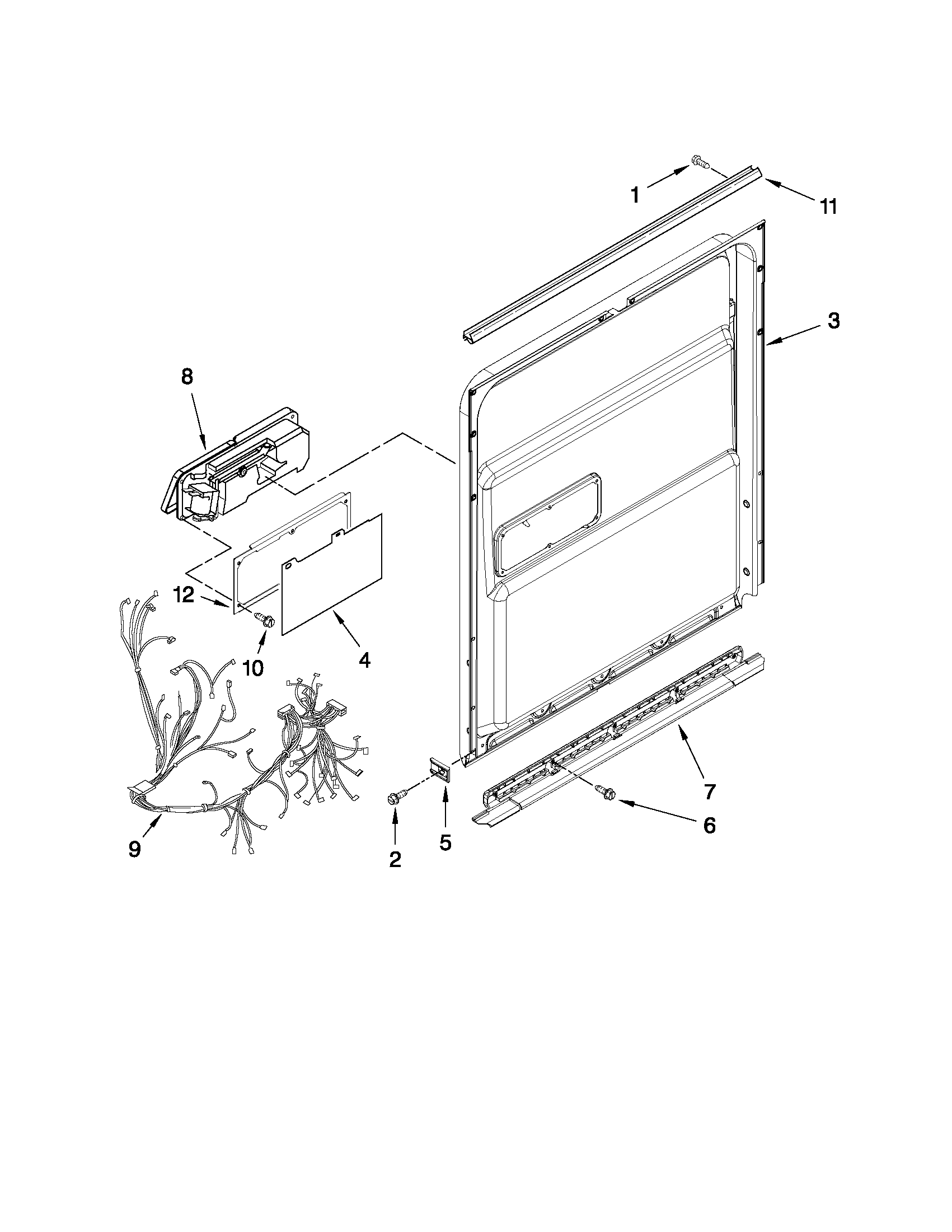 Inner door parts
