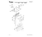 Whirlpool WDT910SAYH0 door and panel parts diagram