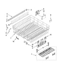 Upper rack and track parts
