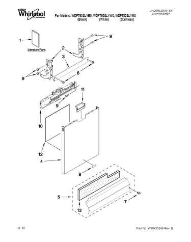 Door and panel parts