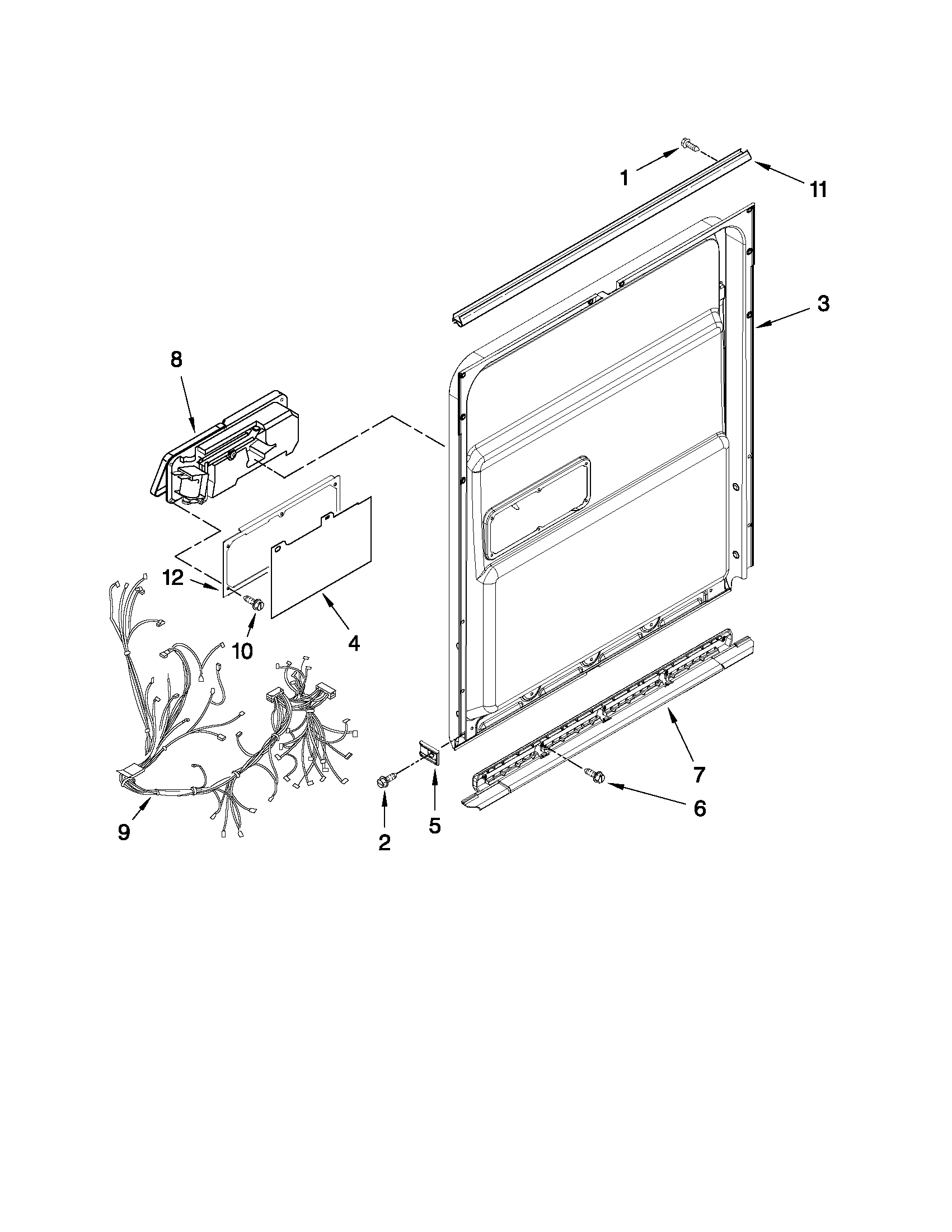 Inner door parts
