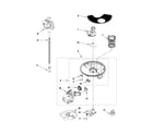 Whirlpool 7WDT790SAYM0 pump and motor parts diagram